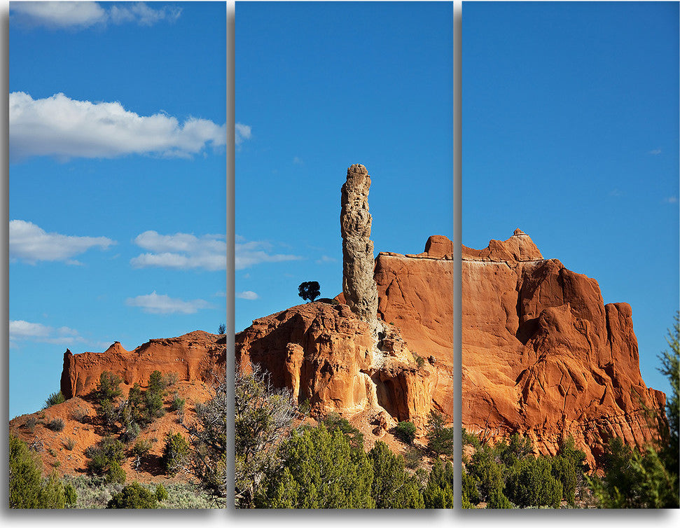 "Kodachrome State Park USA" Metal Wall Art, 3 Panels, 36"x28"