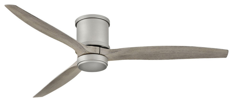 Hinkley Hover Flush 60" Led Fan, Brushed Nickel