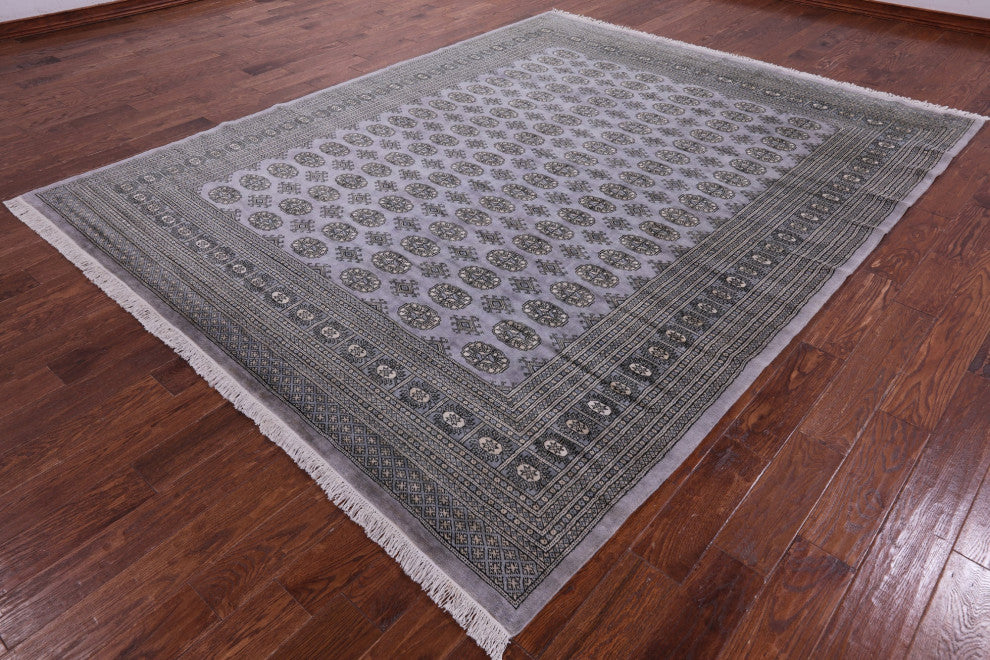 Handmade Silky Bokhara Wool Rug 8' 2" X 10' 4" - Q13757