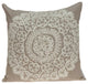 20" X 7" X 20" Traditional Tan Pillow Cover With Down Insert