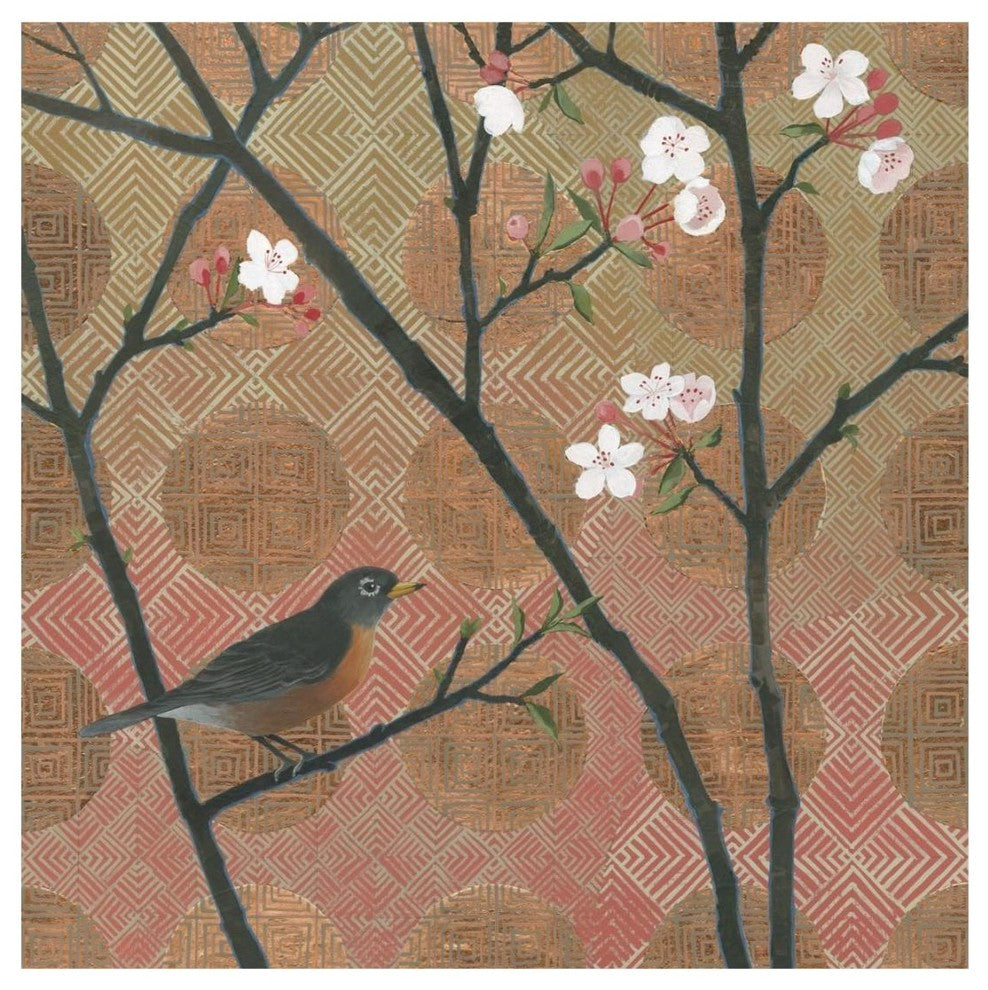 "Cherry Blossoms II" Digital Paper Print by Kathrine Lovell, 20"x20"