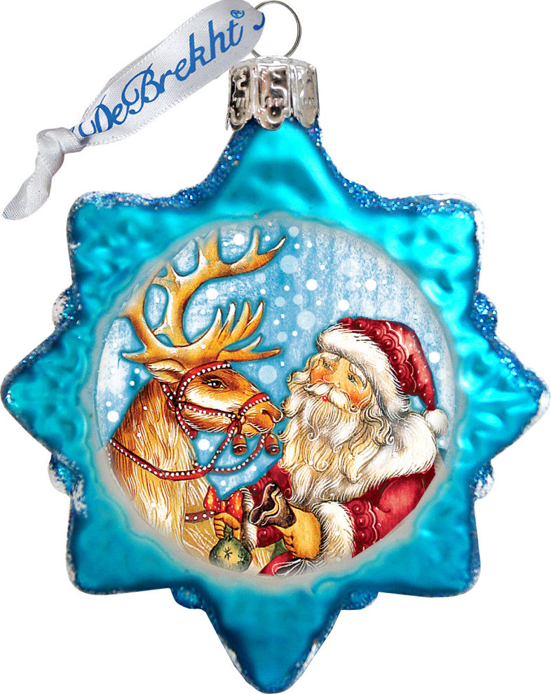 Christmas Santa, Set of 3 Ornaments