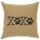 Image Pillow 16x16 XOXO Linen Straw