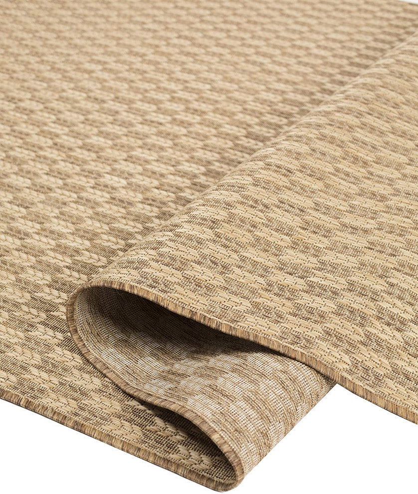 Outdoor Collection Geometric Rug - Bohemian Rug, Neutral, 7'10"x10'