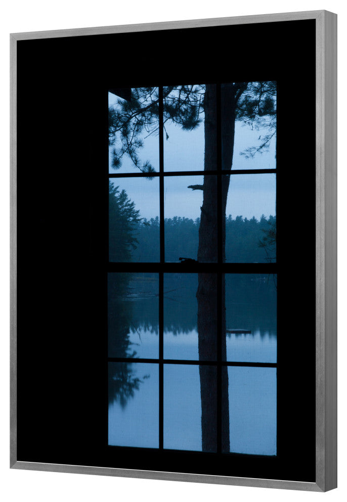 Settling Evening 2 Fine Art Print, Silver, 34"x24"
