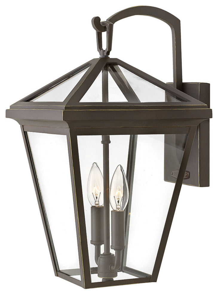 Hinkley Alford Place 17.5" Md Outdoor Wall Mount Lantern, Oil Rubbed Bronze