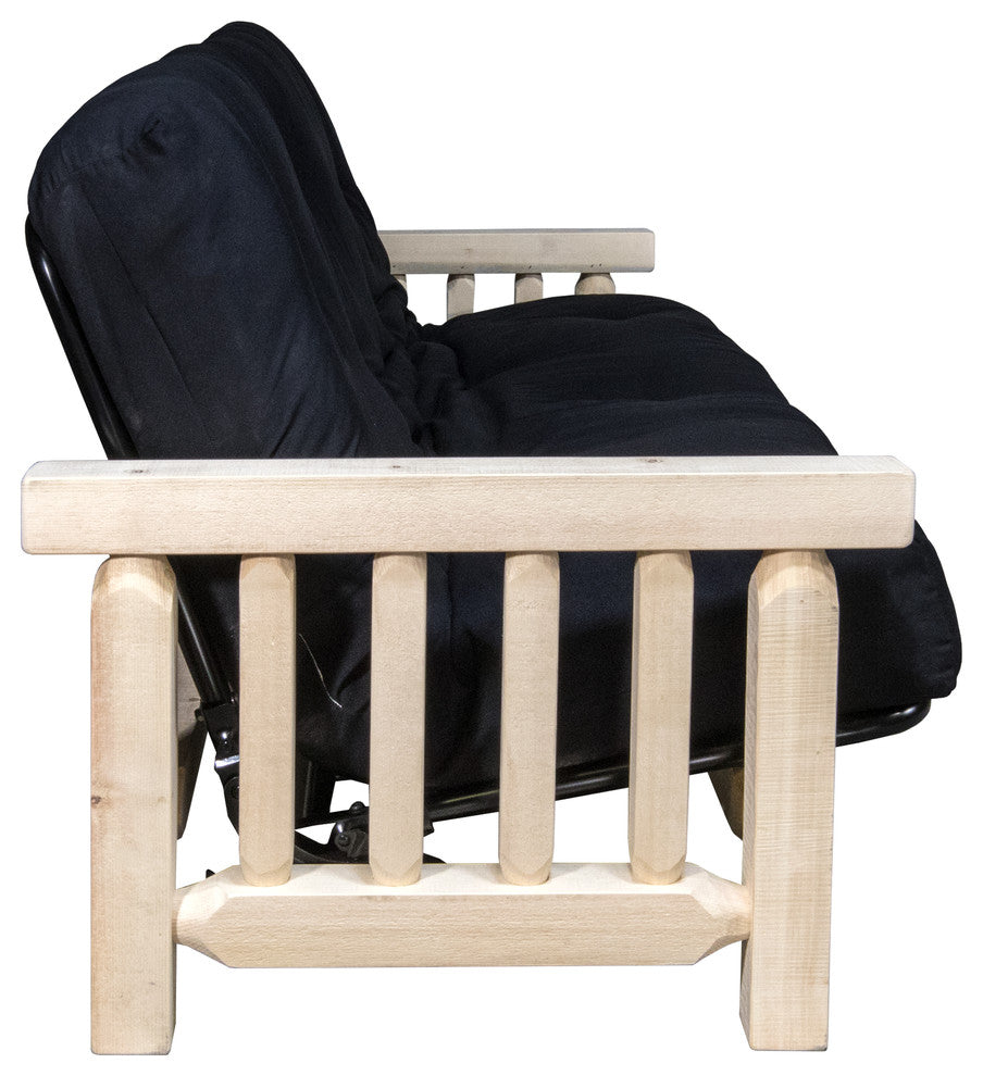 Homestead Collection Futon Frame With Mattress, Ready to Finish
