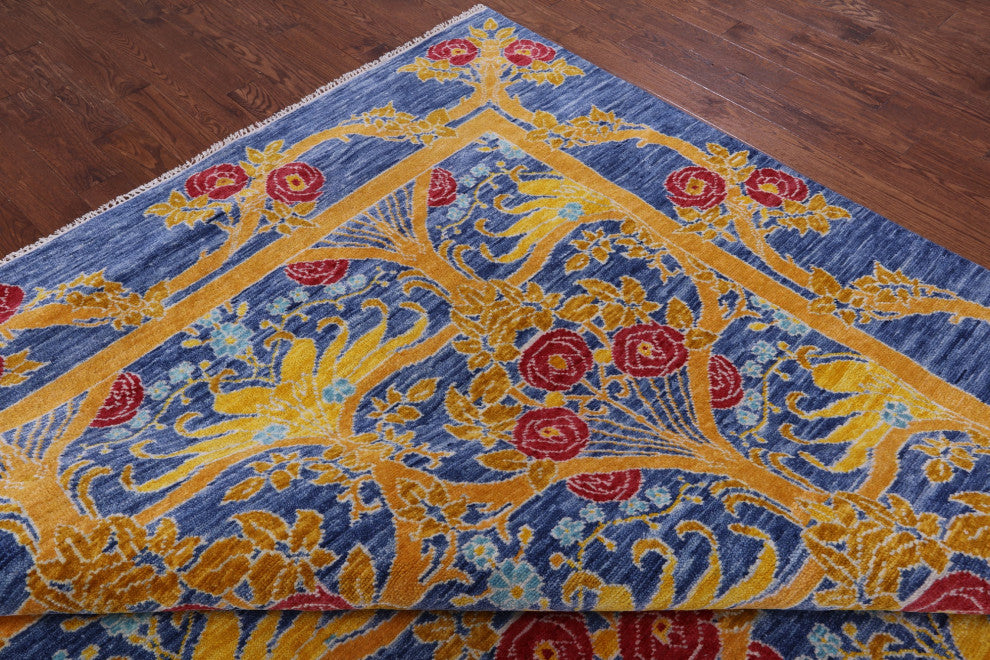 William Morris Handmade Wool Rug 12' 1" X 15' 2" - Q13355