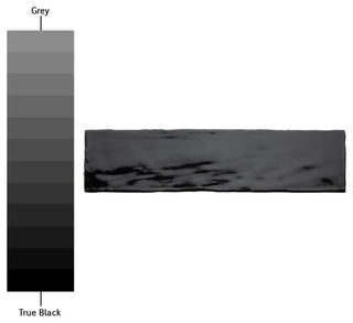 Chester Ceramic Wall Tile, Nero