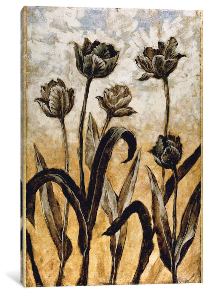 "Tulip Silhouette" by Erin Lange, Canvas Print, 18"x12"