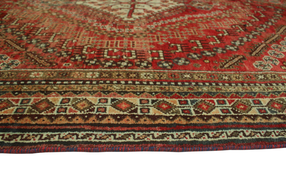 Semi-Antique Nicolle Red Rug
