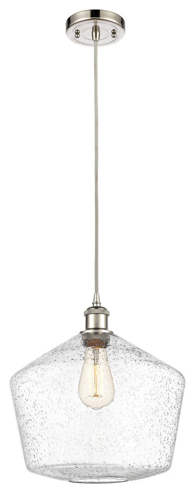 Innovations 516-1P-PN-G654-12 1-Light Mini Pendant, Polished Nickel