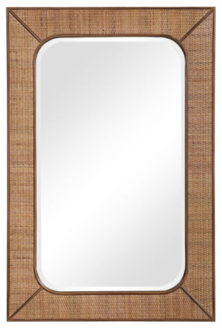 Uttermost Tahiti Rattan Mirror