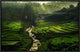 "Crossing The Beautiful Bridge"  by Ismail Raja Sulbar, 23x15"