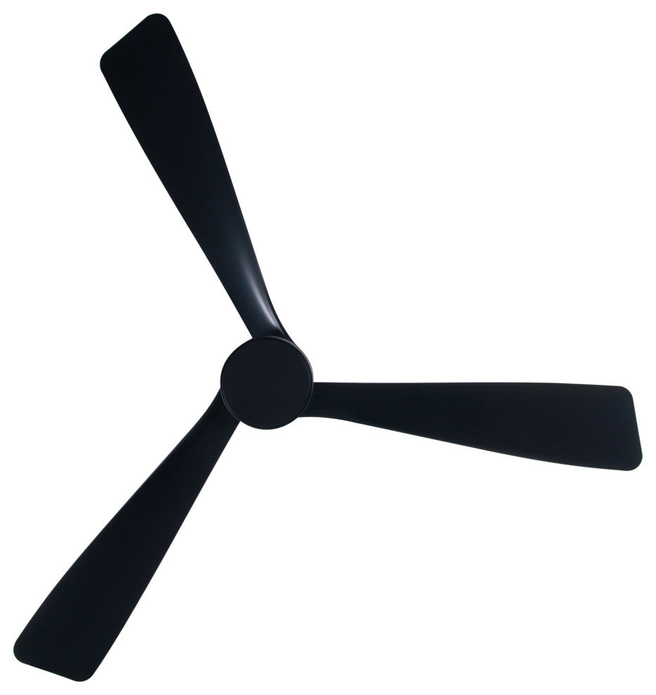 Lucci Air Peregrine 56" Light With Remote Ceiling Fan, Black