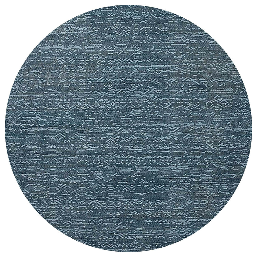 Ahgly Company Indoor Round Mid-Century Modern Area Rugs, 4' Round