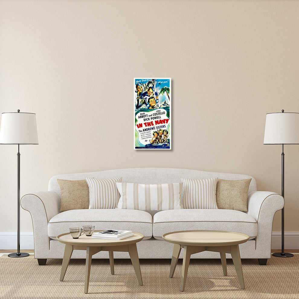 "Abbott & Costello - In The Navy" Canvas by Hollywood Photo Archive, 19x36"