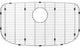 Blanco One 15.25-In X 27.25-In Sink Grid In White