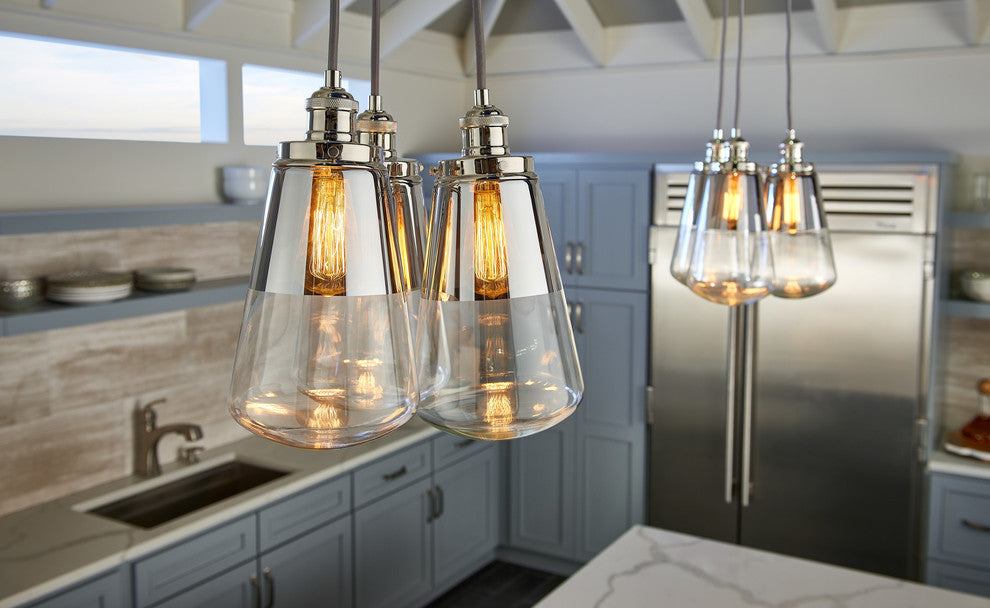 Murray Feiss Waveform One Light Pendant P1373PN