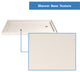 Single Threshold Shower Base, Biscuit Color, Right Hand Drain