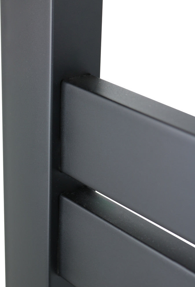 Grande Towel Warmer, Black, 10 Bars