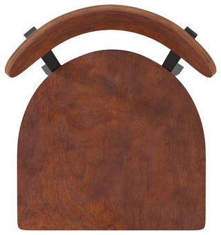 Wright Commercial Grade Barstool -500 LB. Capacity Steel Frame, Walnut