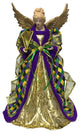16" Mardi Gras Angel Tree Topper