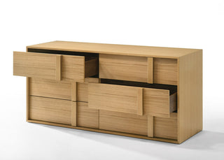 Nova Domus Berlin Modern Natural Oak Bedroom Set, Queen