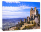 Medieval Loarre Castle Panorama, Landscape Canvas Art Print, 60x40