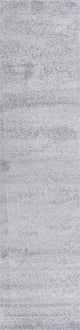 Haze Solid Low-Pile Light Gray 2 ft. x 16 ft. Runner Rug