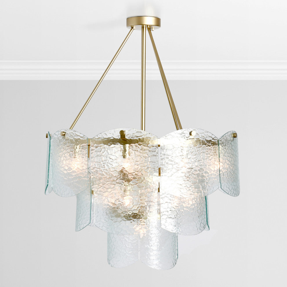 Theresa 16-Light Glass Chandelier