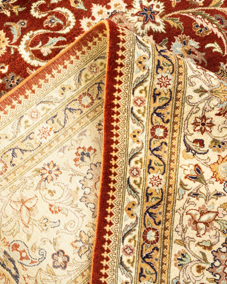 Mogul, One-of-a-Kind Hand-Knotted Area Rug Orange, 9' 1" x 12' 1"