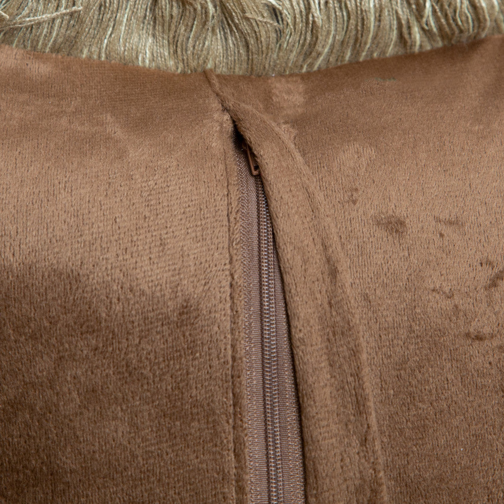 Framed Horse Country Western Throw Pillow, Insert Included, 18"x18"
