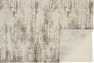 Weave & Wander Frida Rug, Silver/Beige, 3'9"x5'7"