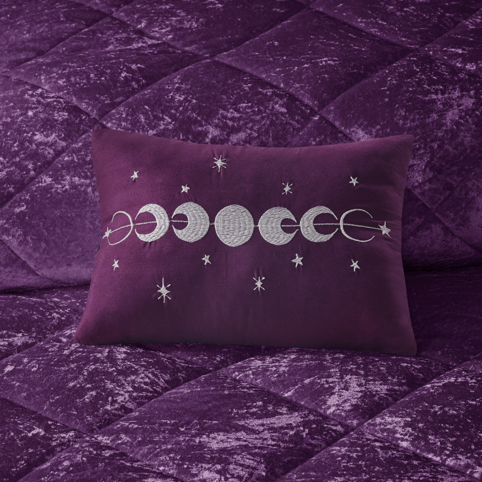 Intelligent Design Felicia Crushed Velvet 4-Piece Comforter Set