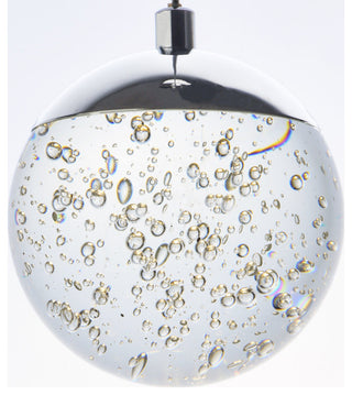 ET2 E24269 Orb II 22"W LED 9 Light Pendant - Polished Chrome