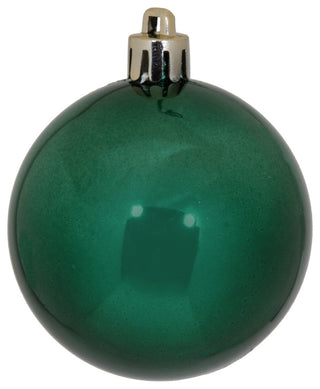 Vickerman 2.4" Midnight Green Shiny Ball Ornament, 24 per Bag