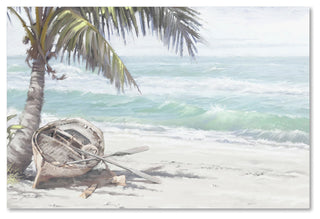 The Macneil Studio 'Boat on Beach' Canvas Art, 32"x22"
