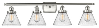 INNOVATIONS LIGHTING 916-4W-SN-G44-LED Large Cone 3 Light Bath Vanity Light