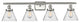 INNOVATIONS LIGHTING 916-4W-SN-G44-LED Large Cone 3 Light Bath Vanity Light