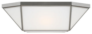 Morrison Four Light Ceiling Flush Mount, Brushed Nickel