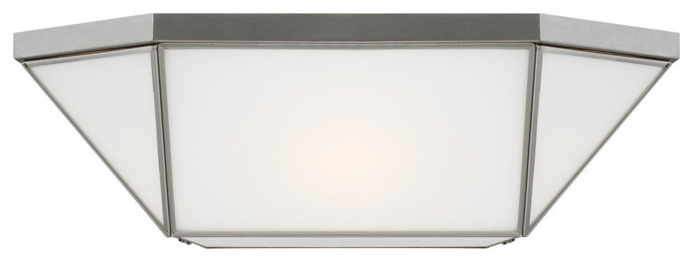 Morrison Four Light Ceiling Flush Mount, Brushed Nickel