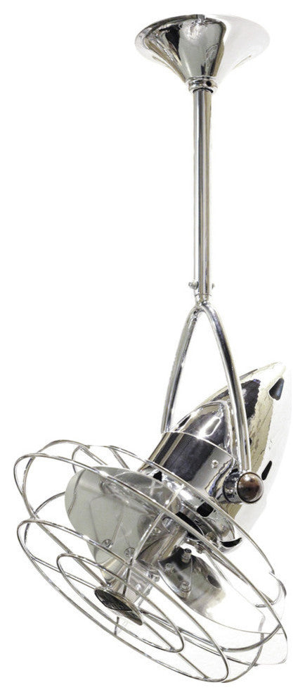 Jarold Direcional Directional Ceiling Fan, Black Nickel