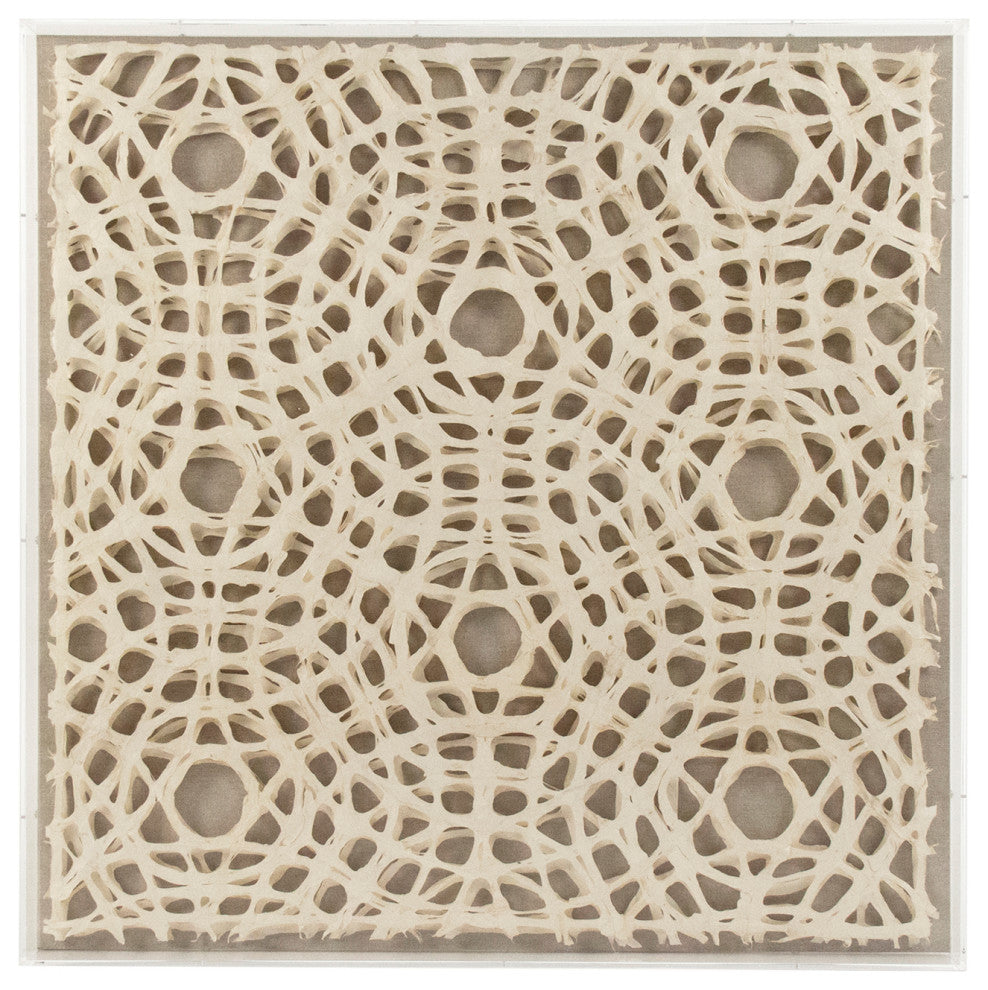 Abstract Paper Acrylic Framed Art
