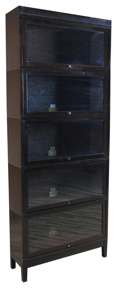 NVIN0342  Vintage Mahogany Globe Wernicke Bookcase