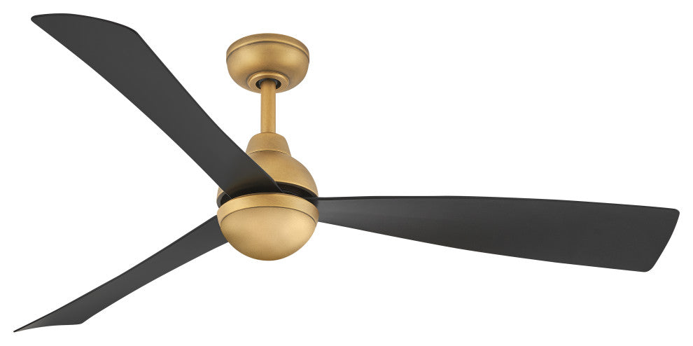 Hinkley Una LED Ceiling Fan, Heritage Brass, 56"