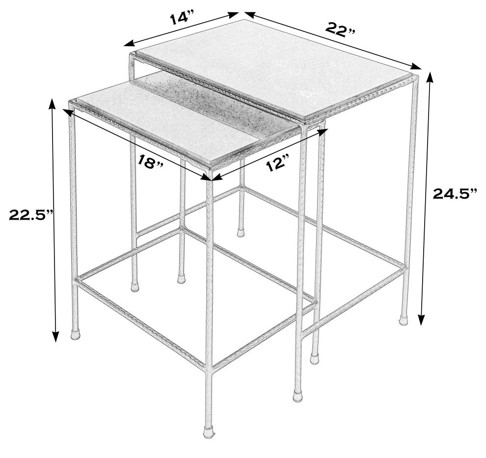 Carrera Outdoor Nesting Tables