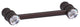 Carolina Crystal 3" Cabinet Pull, Antique Bronze