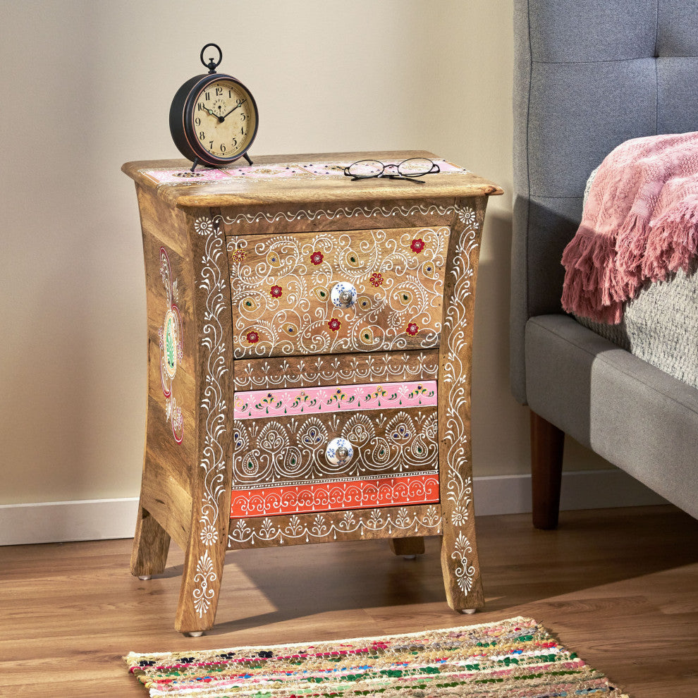 Ingersol Mango Wood Nightstand