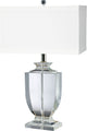 Crystal Rectangular Urn Table Lamp